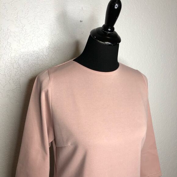 Tracy Negoshian Jada blush light pink sheath dress size Medium NWT - Picture 2 of 13